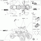 DS 650/DS 650 X Наклейки