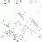 Traxter CVT (500, 650, 650 XT) Задняя подвеска