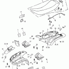 Mini DS 90 4-strokes 09- body cover, seat