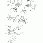 Mini DS 90 4-strokes 09- arm, foot rest, bumper