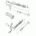 Mini DS 90 4-strokes 01- camshaft, valve