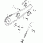 Mini DS 90 4-strokes 05- cam chain, tensioner