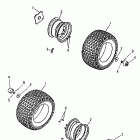 Mini DS 90 4-strokes 08- rear wheel