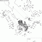 Outlander 330/400 Std 2 X 4 Двигатель и крепление