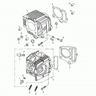 Quest 90 4-strokes Cylinder, cylinder head 172a-02