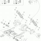 Traxter CVT (500, 650, 650 XT) Задняя подвеска
