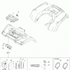 Outlander 330/400 Std 2 X 4 Передние и задние поддоны