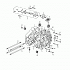 Quest 90 4-strokes Crankcase, oil pump 172a-09
