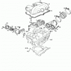 DS 650/DS 650 X Головка цилиндра