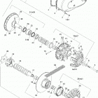 Traxter Max CVT 650 Belt and engine pulley system