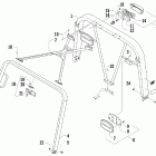 Prowler XTZ Baja Canopy and taillight assembly