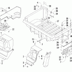 Prowler XT Rear body panel and cargo box assembly