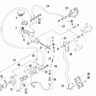 Prowler 550 Front brake assembly