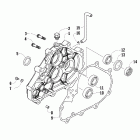 DVX 300 Transmission case assembly