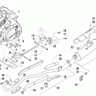 400 TRV Двигатель и глушитель