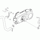 DVX 90 Kick starter and cooling duct assembly