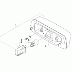 500 Auto Задний фонарь