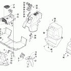 Prowler XTZ Console and floor panel assembly