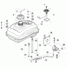150 2X4 UTILITY Топливный бак