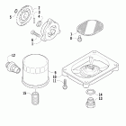 550 TRV Масляный насос и фильтр