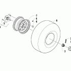DVX 90 Rear wheel assembly