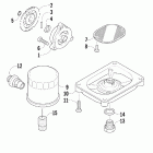 650 TBX Масляный насос и фильтр