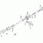 400 TRV Вторичный привод в сборе