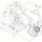 Prowler XTZ Baja Roll support and spare tire assembly