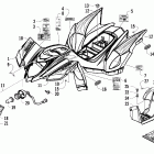 DVX 90 Body panel and headlight assembly