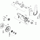 DVX 90 Starter motor and oil pump assembly