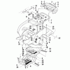 550 TRV Задний багажник ,крыло и подножки