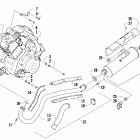 500 Auto Двигатель и глушитель