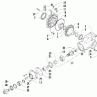 650 TBX Задний привод редуктор