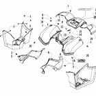 250 Utility Задняя панель кузова