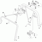 Prowler XTX Canopy and taillight assembly (m4 camo)