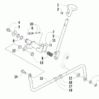 366 4Х4 Рычаг переключения