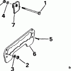 E55WREES Transom mount kit