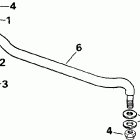 BE35AREEA Комплект Тяги рулевого механизма