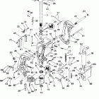 E105WPXEES Stern & swivel bracket -- 105we models