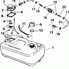 E8WREES Fuel tank -- 3 gallon