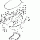 E50PL4EES Нижний кожух двигателя