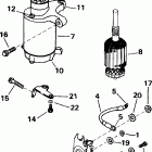 E10TEX4EEB Стартер и электромагнитный клапан
