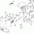 BE35AREEA Нижний кожух двигателя