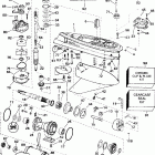 E200FCXEES Gearcase -- standard rotation -- fpl, fsl models