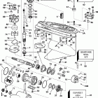 E150FCXEEO Gearcase -- standard rotation -- fpl models