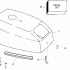 E15WRLEES Engine cover -- evinrude