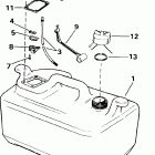E55WREES Топливный бак- 6 gallon