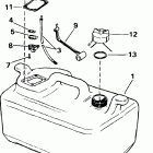 SE15BAEEM Топливный бак- 6 gallon