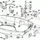 E65WELEES Нижний кожух двигателя