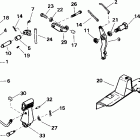 E8R4EEM Shift & throttle linkage